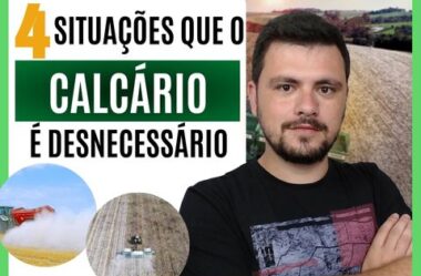 4 situações onde o calcário é desnecessário