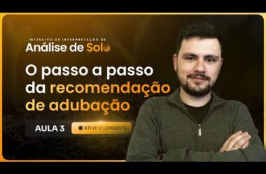 Aula 03 – O passo a passo da recomendação de adubação (Intensivo de análise de solo)