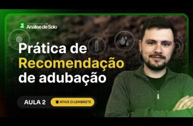 Aula 02: A prática de recomendação de Adubação – Intensivo de análise de solo