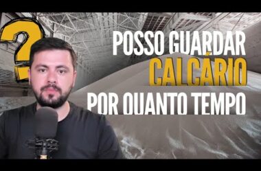 Quanto tempo posso armazenar calcário para aplicar