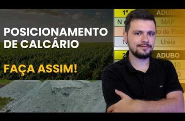 Como posicionar o calcário de maneira correta